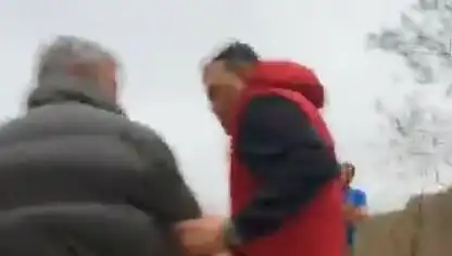 Sisler İçinde Canlarını Kurtaran Jandarma Sireni!
