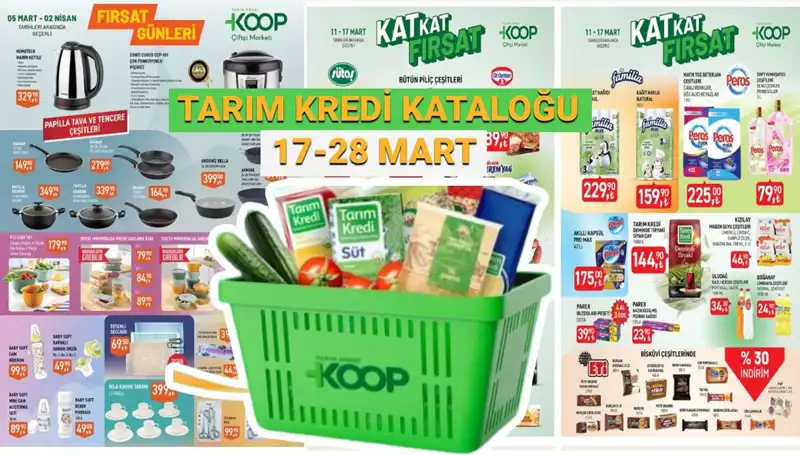 20-27 Mart Tarihleri Arasında Tarım Kredi Kooperatif Marketlerinde Şaşırtan İndirim Fırsatları!