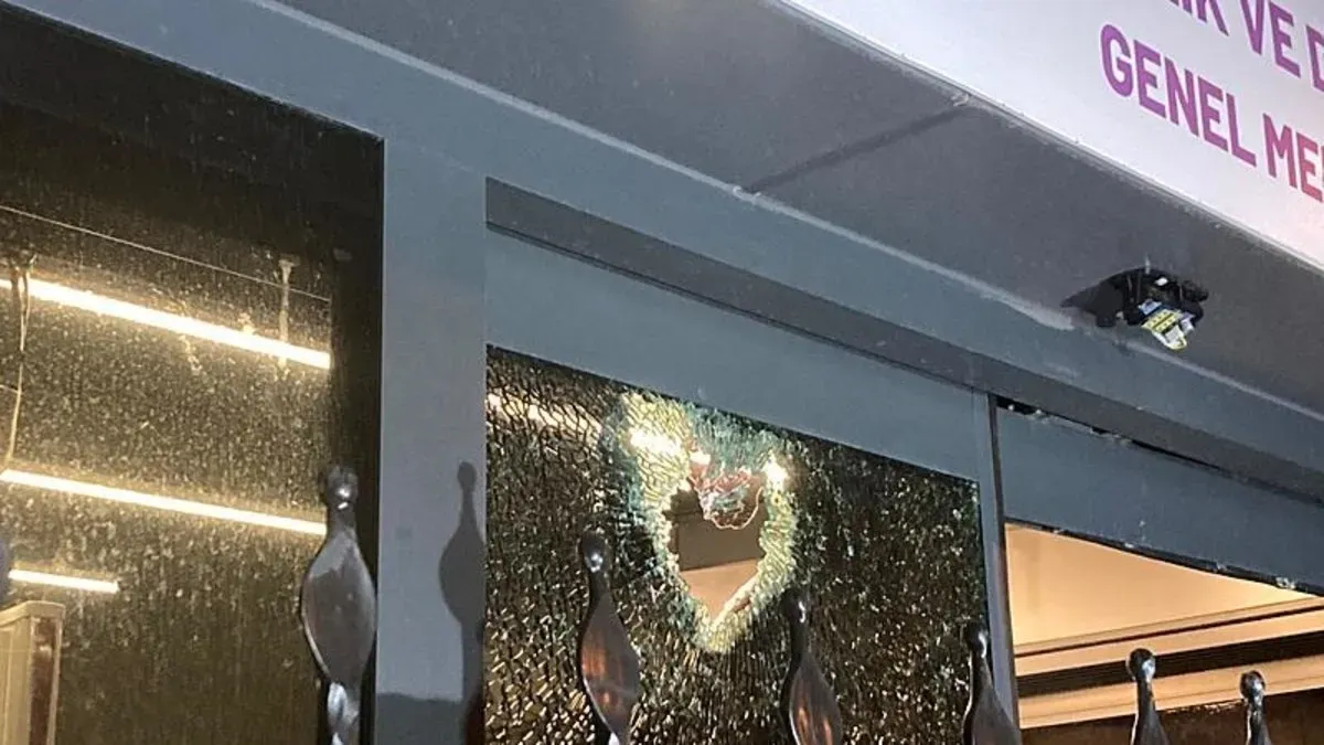 DEM Parti Binasına Taşlı Saldırı: 1 Kişi Gözaltına Alındı