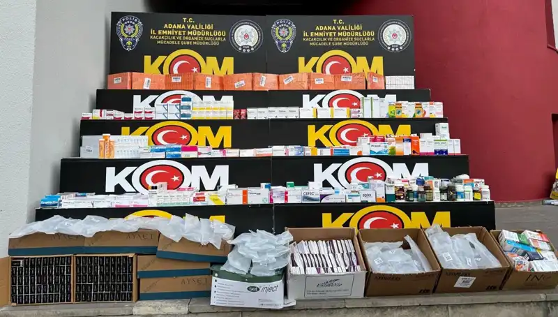 Adana'da Yasa Dışı İlaç Ticareti Çökertildi, 10 Gözaltı!