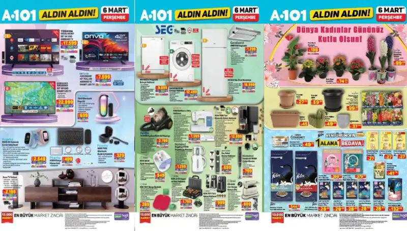 A101'de 6 Mart'ta Neler Var? Elektrikli Ürünler Şimdi Raflarda!