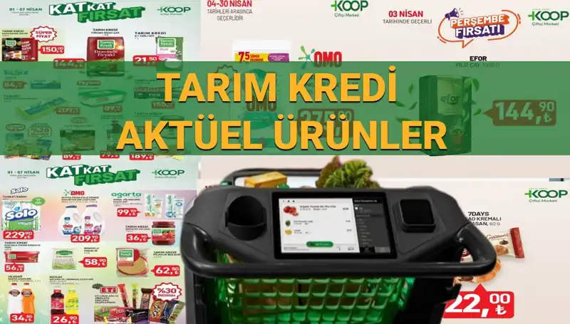 Tarım Kredi Kooperatifi Marketleri Nisan Ayında İndirimli Ürünlerle Dolu!