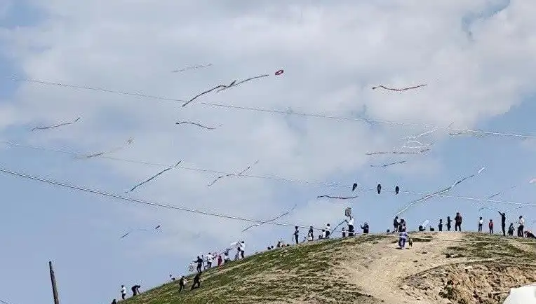 Uçurtma Şöleni: Renklerin Dansı Gökyüzünü Süsledi