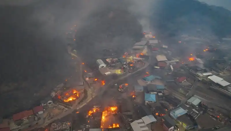 Güney Kore Orman Yangınları: 7. Gününde Trajik Bilanço 26 Can Aldı