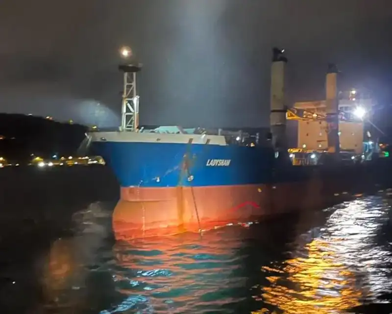 İstanbul Boğazı'nda Kuru Yük Gemisi Arızalandı: Uluslararası Trafik Etkilendi