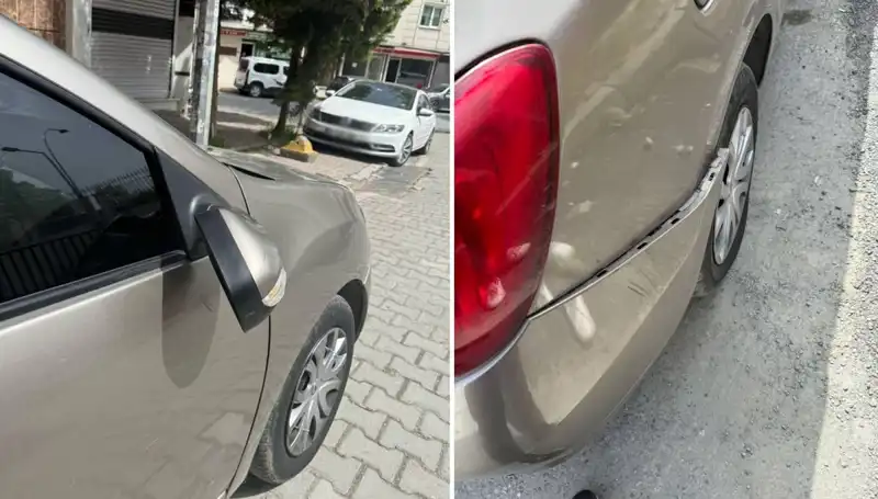 Motosikletli Magandanın Otomobil Ayna Kırma Olayı Mahallede Gerginlik Yarattı